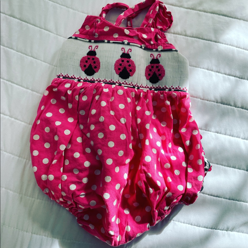 Ladybug Bubble Halter Back